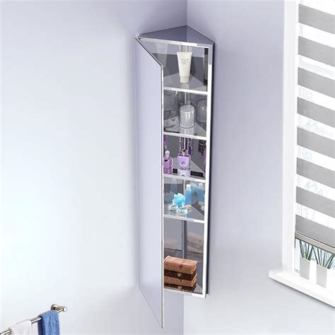 stainless steel corner bathroom cabinet uk|stainless steel bathroom cabinets.